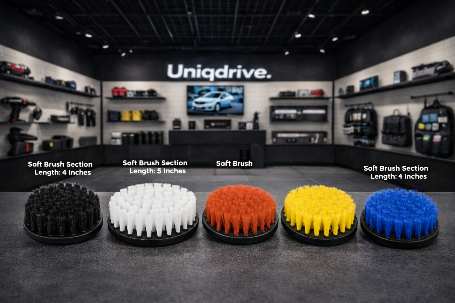 Electric Drill Brush Cleaning Set