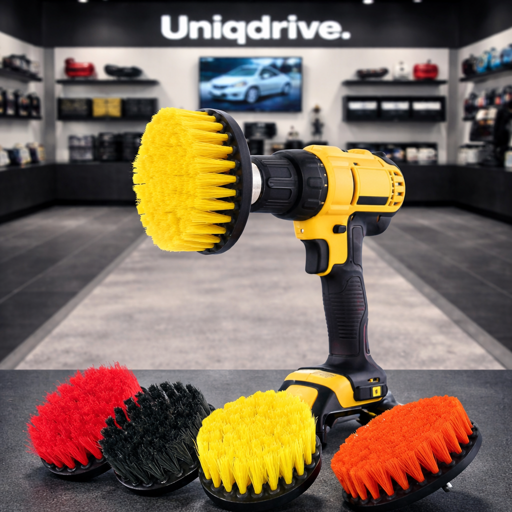 Electric Drill Brush Cleaning Set