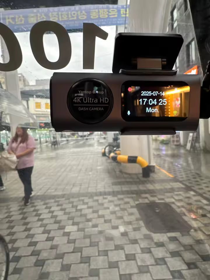 4K Car Dash Camera Night Vision